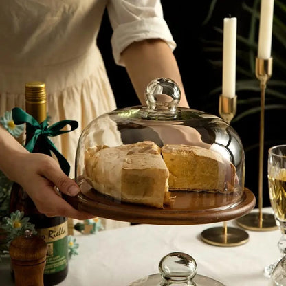 Cake Stand with Glass Dome