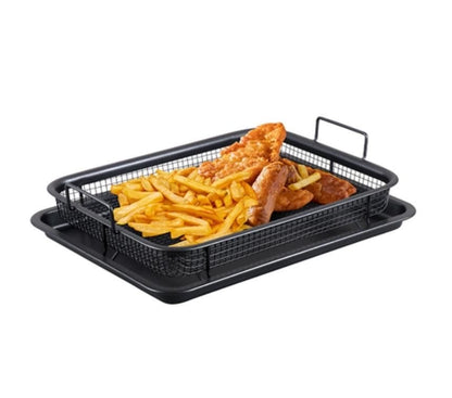Stainless steel tray and basket