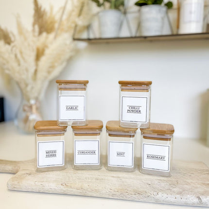 Square Mini Jars