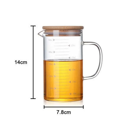 Glass Measuring Pitcher Set, Heat-Resistant