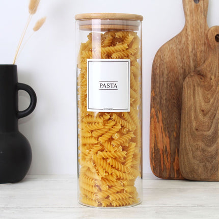 Glass Jars/Bamboo Lid