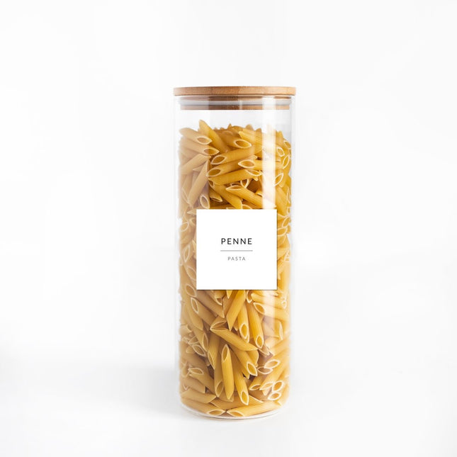 Glass Jars/Bamboo Lid