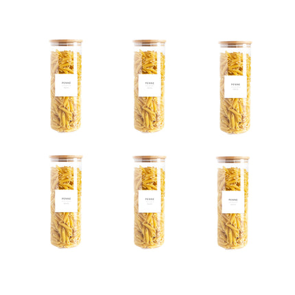 Glass Jars/Bamboo Lid