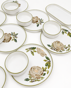 14pcs Flower Ceramic Breakfast Set