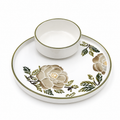 14pcs Flower Ceramic Breakfast Set