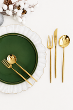 60 pcs Gold Cutlery Stainless Steel Set