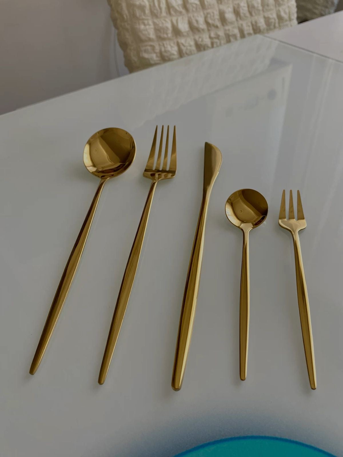 60 pcs Gold Cutlery Stainless Steel Set