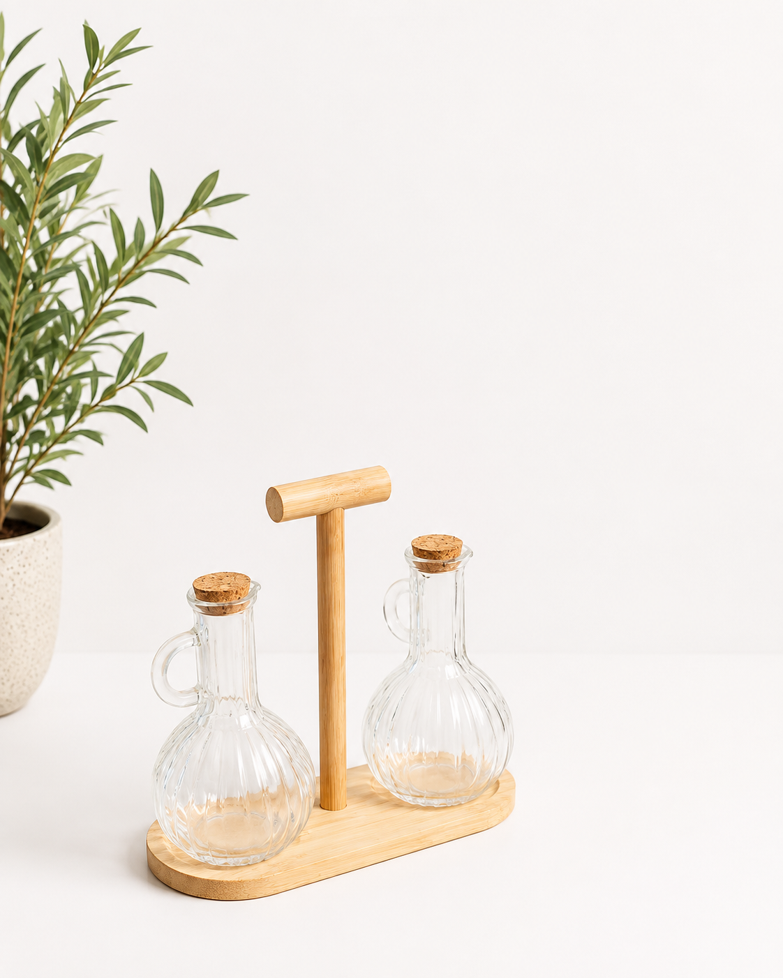 Elegant Oil & Vinegar Dispenser Set