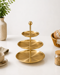 Elegant 3-Tier Gold Serving Stand