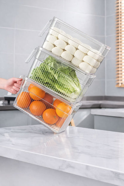 Plexi Food Storage With Cover/Handel