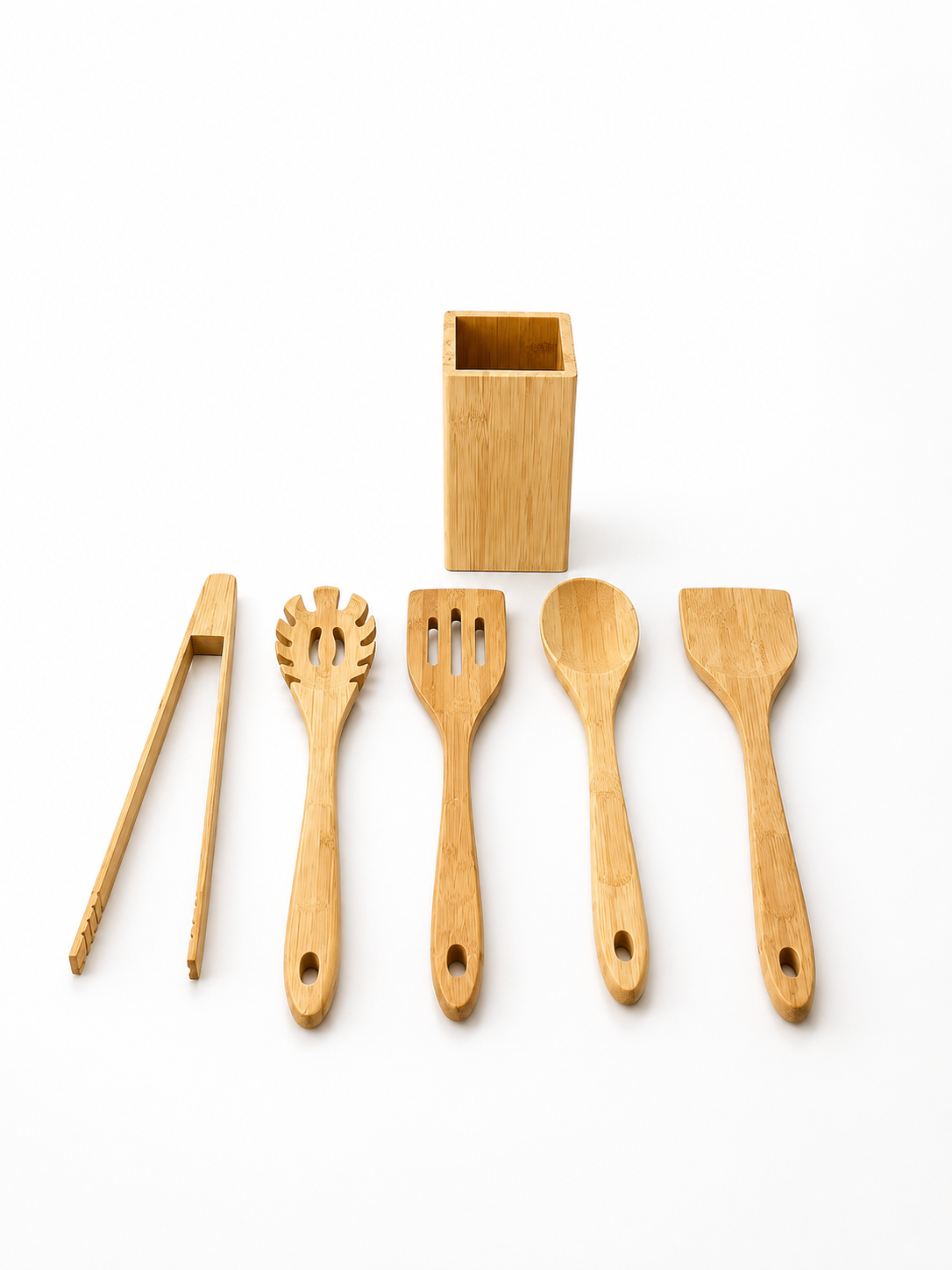 6-Pieces Bamboo Kitchen Utensil Set