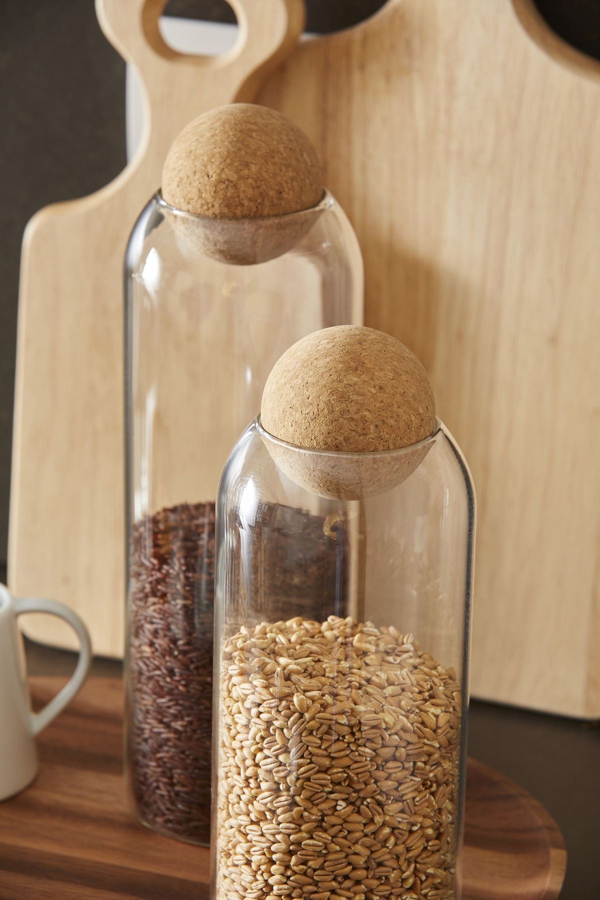 Set of 4 Jars With Circle Cover