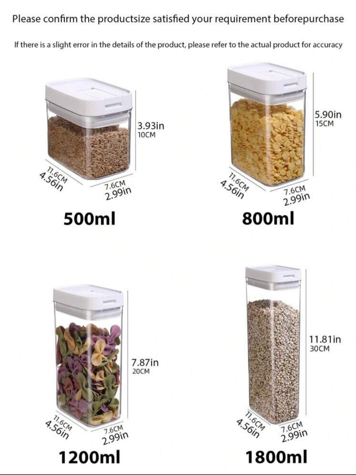 1pcs Kitchen Sealed Storage Jar