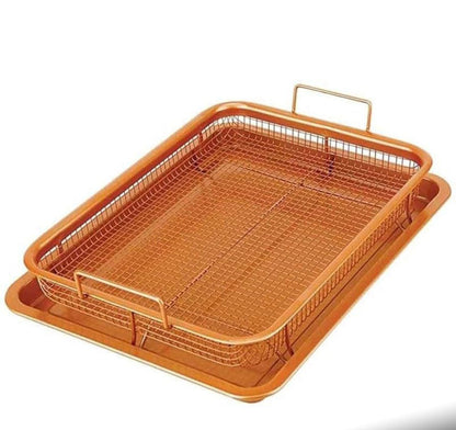 Stainless steel tray and basket