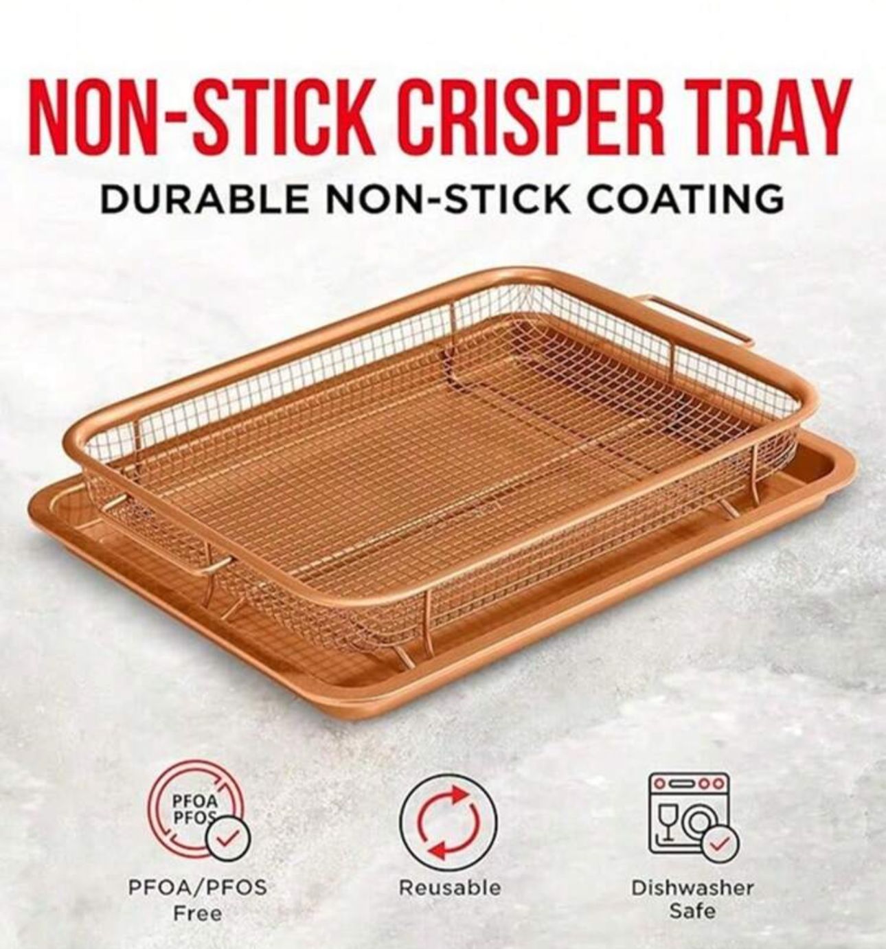 Stainless steel tray and basket