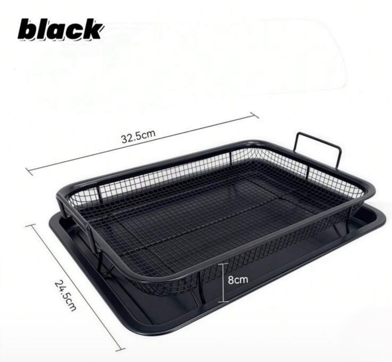 Stainless steel tray and basket