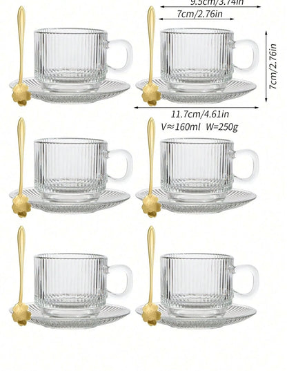 Transparent Glass Coffee Cups