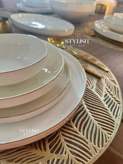 Gold Ceramic luxury Service Set