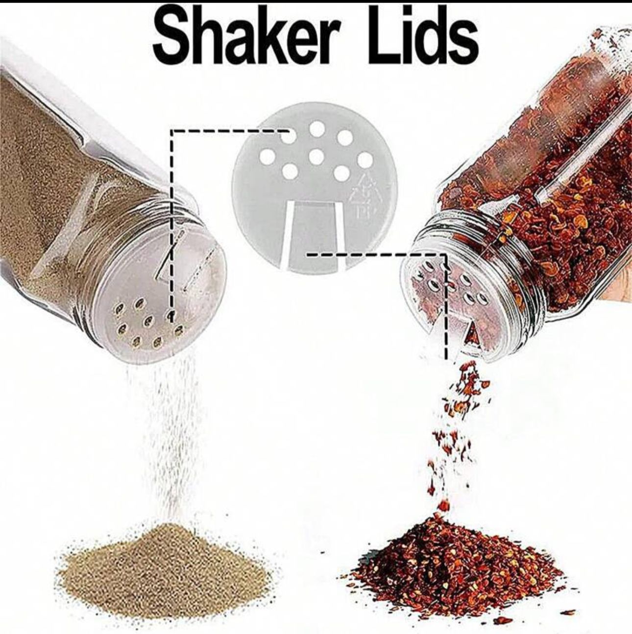 Spice Jar Shaker Bamboo Lid-Large