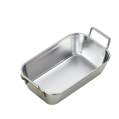 Stainless Steel Roasting Pan – Rectangular with Handles