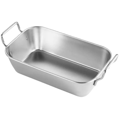 Stainless Steel Roasting Pan – Rectangular with Handles