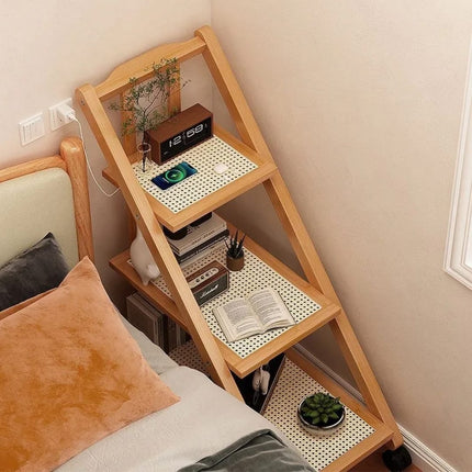 3-Tier Bamboo Storage With Wheels