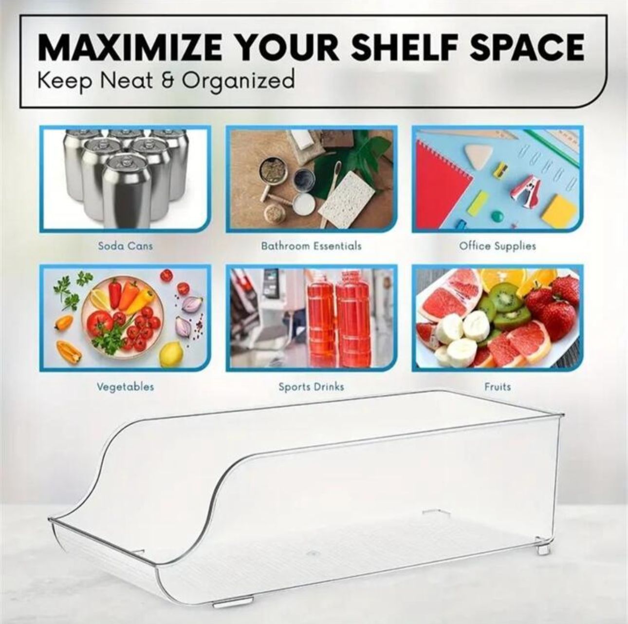 Refrigerator/Freezer Storage Boxes