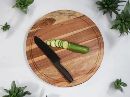 Round Wooden Pizza Base