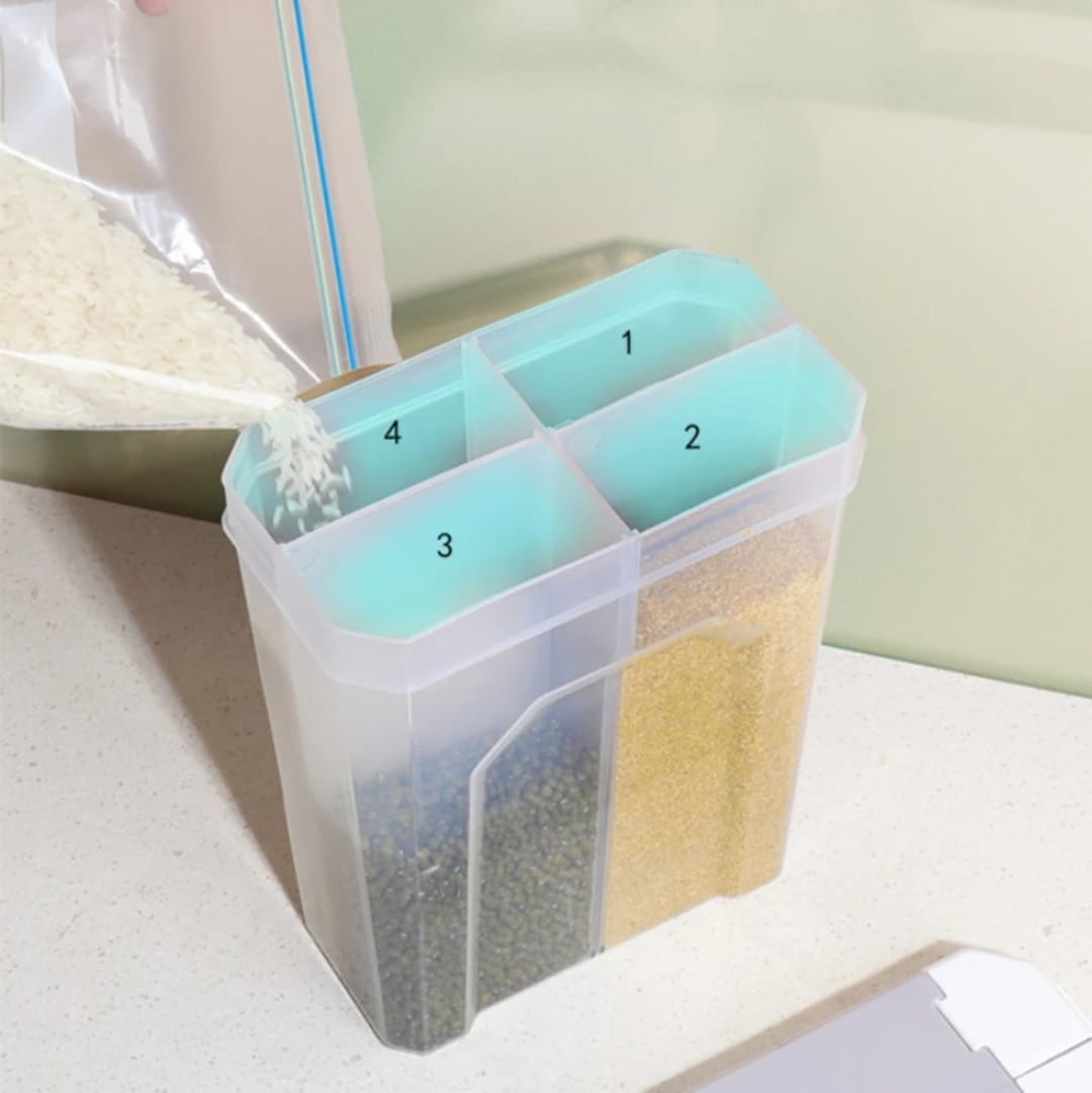 Multi-tier plastic storage organizer