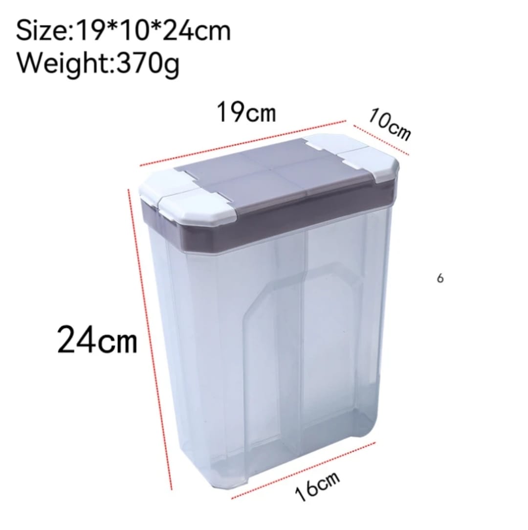 Multi-tier plastic storage organizer