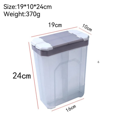 Multi-tier plastic storage organizer