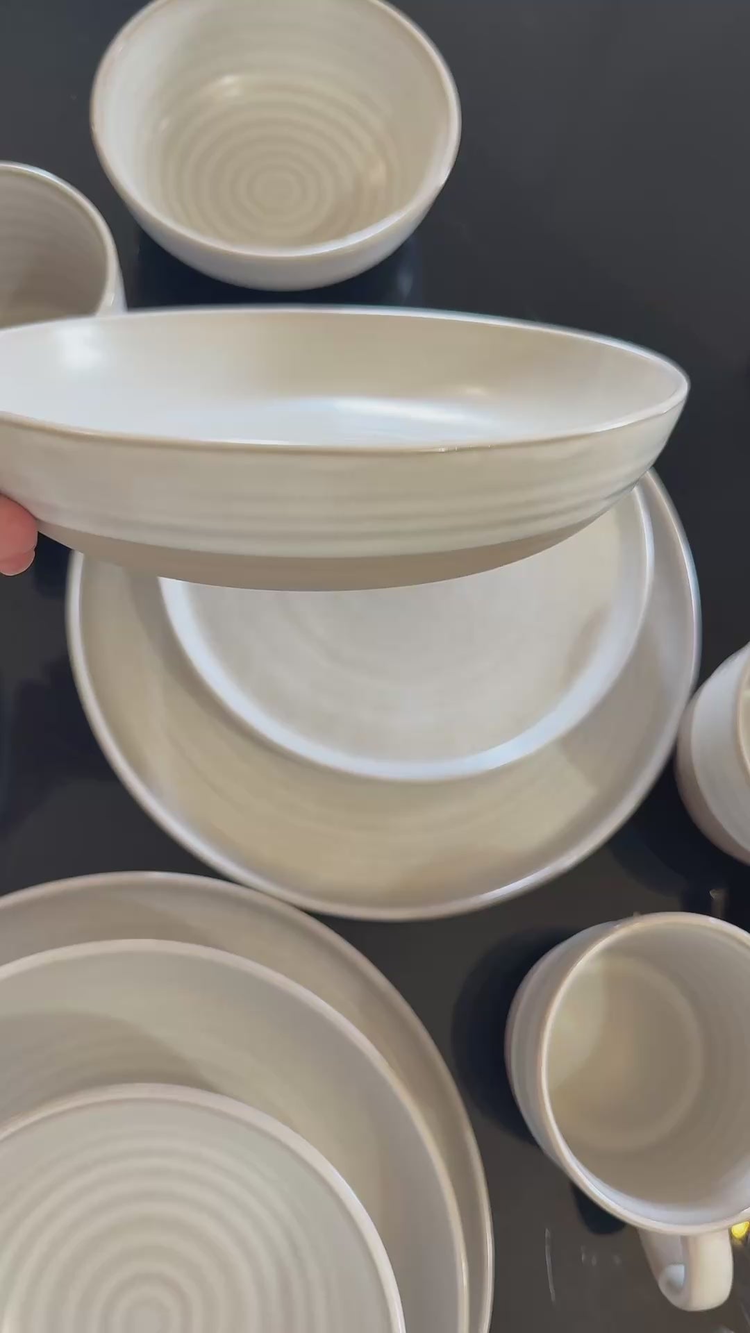 Nordic Spiral Ceramic Dinnerware Set